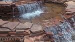 Укладка камня в водопаде